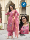 Blueberry By Kaya Shimmer Butti Kurti With Bottom Dupatta Wholesalers In Surat